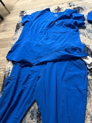 Koi XL blue Scrub Lot, 2 Sets, large a extra pair large pants as  - Image 1 of 2