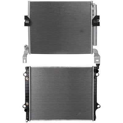 AC Condenser Cooling + Aluminum Radiator For Toyota Tacoma 2012-2014 2015 - Изображение 1 из 4