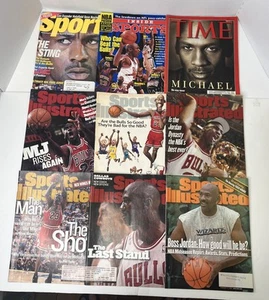 Sports Illustrated & More Michael Jordan Cover Lot of 10 1990s Chicago Bulls - Picture 1 of 10
