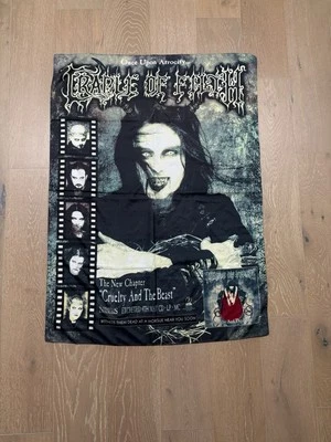 Cradle Of Filth Poster Cruelty and the Beast Vintage 1998 Tapestry 41.5”x30” - Image 1 of 4