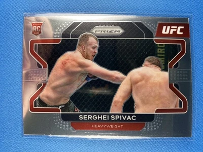 Serghei Spivac 2022 Panini Prizm UFC #70 Rookie UFC - Image 1 of 2