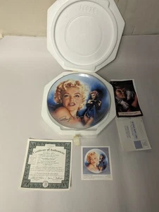 Marilyn Monroe "Sparkling Cherie" 6th Issue Collector Plate Bradford Exchange - Picture 1 of 8