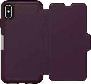 OtterBox STRADA Series LEATHER FOLIO Case for Apple iPhone Xs Max - Royal Blush - Picture 1 of 4