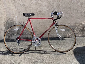 Raleigh Vintage Road Bicycle RED 502 Mens 12-Speed Bike 1980s - Picture 1 of 24