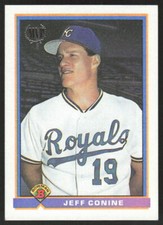 1991 Bowman   Jeff Conine RC #184 Kansas City Royals