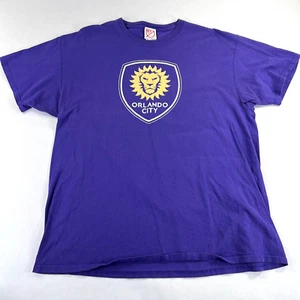 VTG Orlando City Purple Mens Size XL Soccer MLS Short Sleeve Shirt 2010 - Picture 1 of 7
