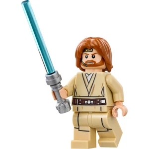 LEGO® Star Wars Minifigure Obi Wan Kenobi Headset Lightsaber From Set 75191 - Picture 1 of 1