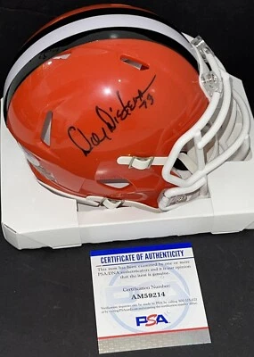 Doug Dieken Signed Autographed Cleveland Browns Mini Helmet PSA/DNA - Image 1 of 2