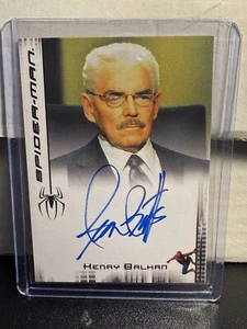 HENRY BALHAN - JACK BETTS 2007 SPIDER-MAN 2 RITTENSHOUSE AUTO AUTOGRAPH ON CARD - Picture 1 of 1