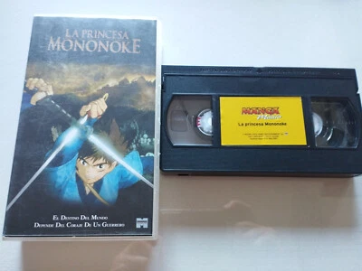 The Princess Mononoke Hayao Miyazaki STUDIO GHIBLI - VHS Tape Spanish T2 Foto 1 de 4