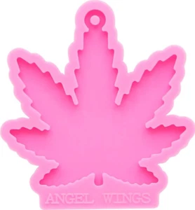 Rosa Ahornblatt Silikon Ton Form - Engelsflügel Design, Neu - Bild 1 von 1