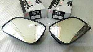 MITSUBISHI FUSO CANTER FE125 FE71 FE73 FE83 FE84 FE85 MIRROR HEAD Pair Genuine - Picture 1 of 6