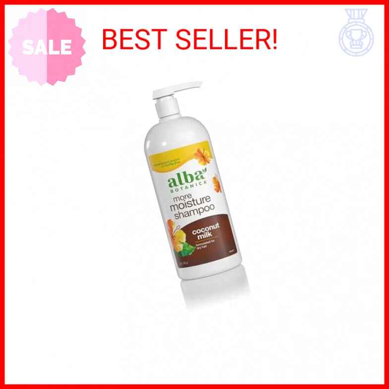 Champú Alba Botanica More Moisture, leche de coco, 32 OZ (el embalaje puede variar) Foto 1 de 2