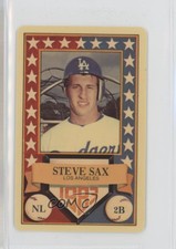 1983 Perma-Graphics/Topps Credit Cards All-Stars Steve Sax #150-ASN8315