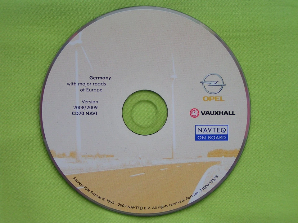 NAVIGATION OPEL CD 70 NAVI DEUTSCHLAND 2009 ZAFIRA B ASTRA H CORSA SIGNUM TIGRA - Bild 1 von 1