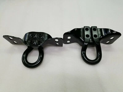17-24 Ford F250 F350 F450 F550 Superduty Truck OEM Black Factory Tow Hooks - Image 1 of 4