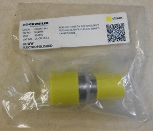 Dockweiler UL-CR-16-12 1" x 3/4" Ultron Weld On Concentric Reducer 316L EP UHP - Picture 1 of 1
