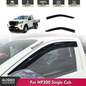 AUSGO Injection Weather Shields for Nissan Navara NP300 D23 Single Cab - Picture 1 of 9