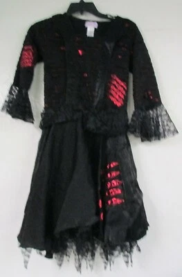 Vestido Disfraz Niña Adolescente Talla 14/16 Tema Gore con 'heridas' Rojas Princesa Paraíso Foto 1 de 4