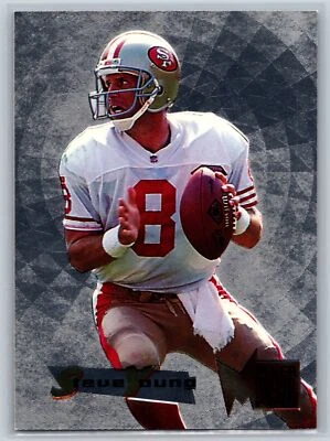 1995 Fleer Metal #50 Steve Young BYU Cougars Silver Flashers San Francisco 49ers - Image 1 of 2