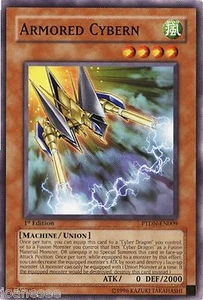 Tarjeta blindada Cybern PTDN-EN009 común Yu-Gi-Oh 1a edición nueva - Imagen 1 de 2