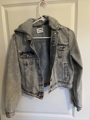 Ci Sono Denim Jacket With Hood, Youth Medium - Image 1 of 3