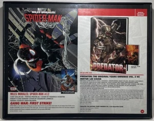 Miles Morlaes & Predator Comic Wall Art Framed 11”x 14” - Picture 1 of 4