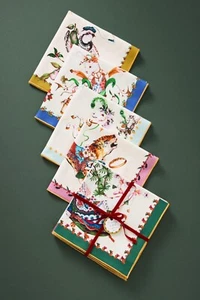 Phannapast Taychamaythakool x Anthropologie Twelve Days of Christmas Set of 12  - Picture 1 of 5