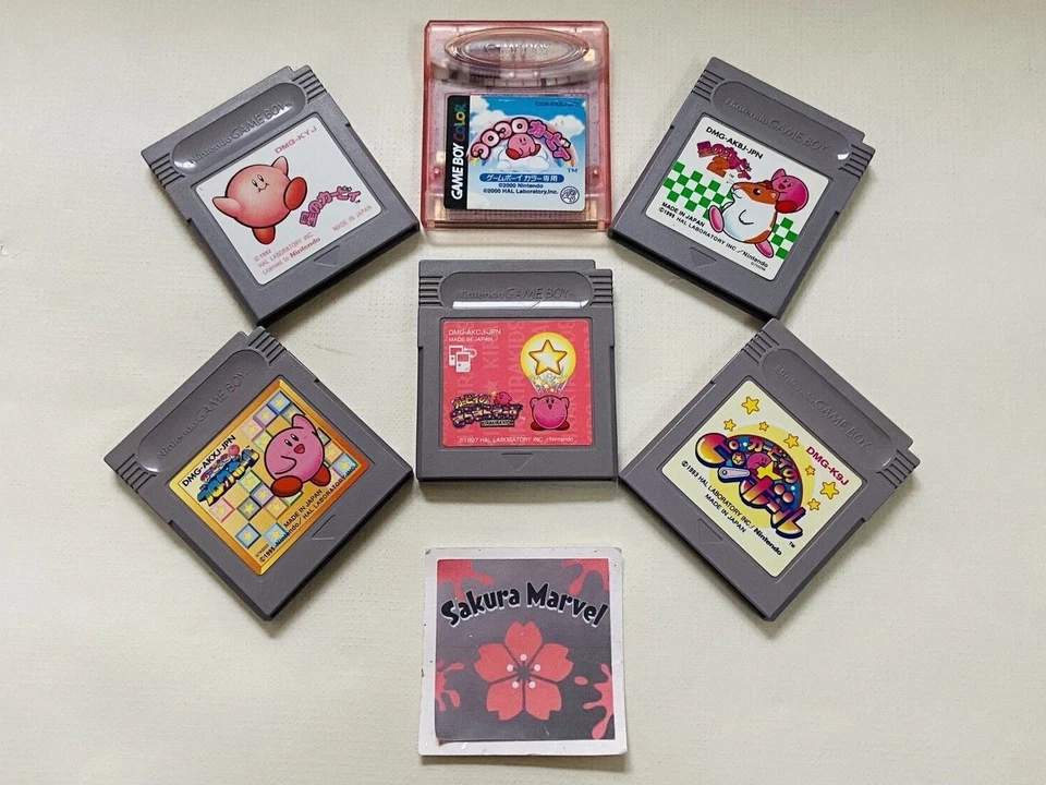 Nintendo Gameboy Color Kirby 1 2 Korokoro Pinball Block Ball Star Stacker Tested - Image 1 of 1