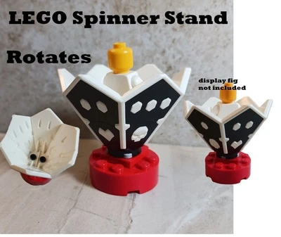 LEGO Minifigure Stand Spinner Cake Decoration Spins Rotates Day ot Dead Gamble - Image 1 of 3