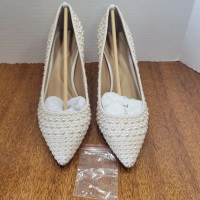 INC Womens Zitah 82 Pearl Embellished Pumps Shoes 11  Medium NIB - Image 1 of 4