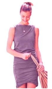Vestido para mujer Athleta tulipán sin mangas dobladillo acanalado talla pequeña púrpura ropa informal - Imagen 1 de 8