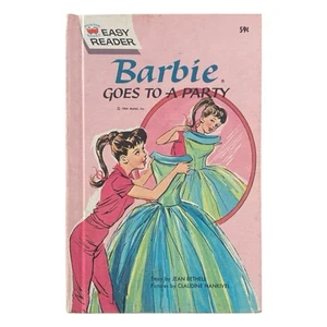 Barbie Goes to a Party Easy Reader Wonder Books 1964 Mattel Inc Bethell/Nankivel - Picture 1 of 5