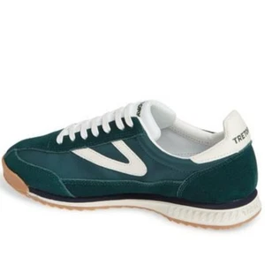 Tretorn Damen Rawlins 2.0 Leder Wildleder Sneaker in Grün - Bild 1 von 9