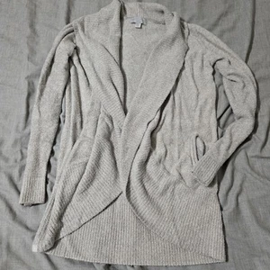 Barefoot Dreams CozyChic Lite Circle Strickjacke Damen XS/Small Beige/Grau Pullover - Bild 1 von 5