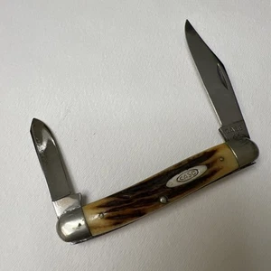 Vintage Case XX 05247SP Stag Pocket Knife Rare with Spey Blade 1940-1964 VG - Picture 1 of 5