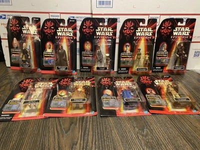 STAR WARS Episode 1 The Phantom Menace COLLECTION 3 - LOT OF 9 1998 - Image 1 of 4