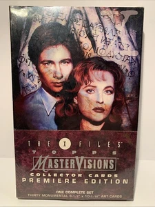X-Files Topps MasterVisions 30 Cartas Coleccionistas Edición Estreno Set Sellado - Imagen 1 de 6