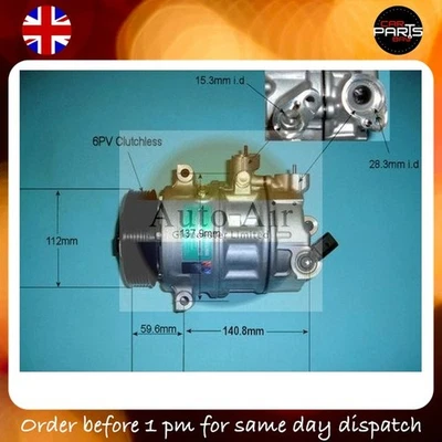 COMPRESSOR SEAT ALHAMBRA ALTEA XL & MORE AIRCON PUMP - Image 1 of 4