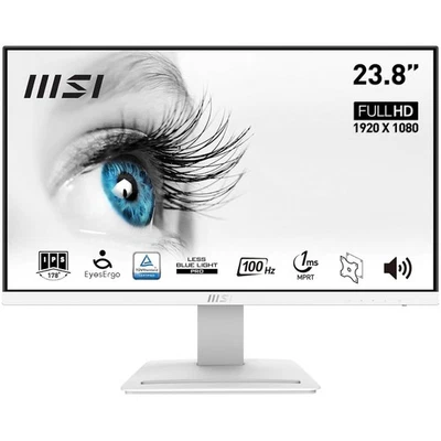 MSI Monitor PC 23.8" Full HD Bianco con Tecnologia FreeSync