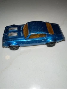Matchbox Superfast No 4 Pontiac Firebird hellmetallic blau 1975 - Bild 1 von 7