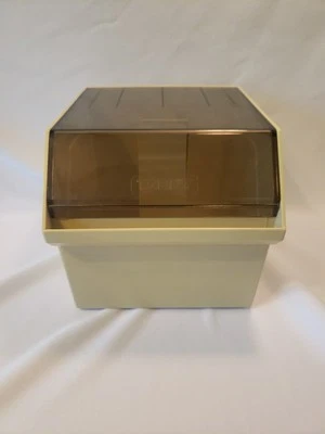 Vintage Tandy Floppy Disk Storage Case Holder With Dividers for 5.25 Floppy Disc - Image 1 of 4