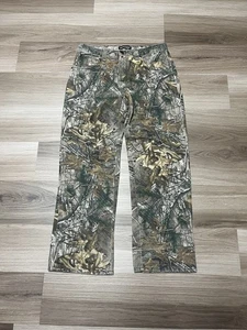 Vintage Realtree Y2K Baggy Camo Pants Men Size 34/32 Hunting Outdoors - Picture 1 of 10