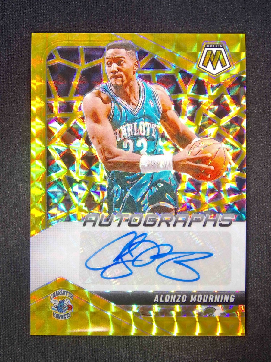 その他 Alonzo Mourning Auto psa9 panini Alonzo Mourning Autographed 2019 Panini Silver Prizm Signed
