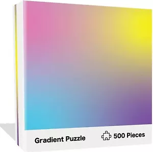 Gradient Color Jigsaw Puzzle 500pcs Impossible Mind Bogglingly Difficult - Picture 1 of 5