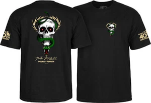 Powell Peralta Mike McGill 40TH ANNIVERSARY McTWIST SKULL AND SNAKE Shirt BLACK - Picture 1 of 3