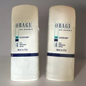 1 X New Sealed Obagi Nu-Derm Exfoderm Skin Smoothing Lotion - 2 fl oz - Picture 1 of 2