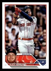 2023 Topps 582 Montgomery Club Set Break #146 Alex Verdugo Boston Red Sox - Picture 1 of 2