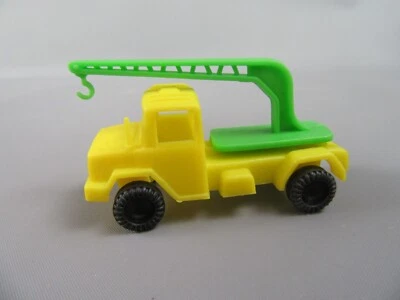 A690 Vintage 1970 VAM Magirus Deutz 170 D15 Camion Giallo Gru Plastica 1:55 - Immagine 1 di 4