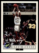 1992-93 Classic Draft Picks Greg Dennis . East Tennessee State Buccaneers #85